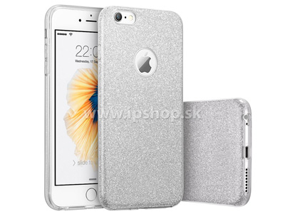 Ochrann glitrovan kryt (obal) TPU Glitter Silver (strieborn) pre Apple iPhone 6s