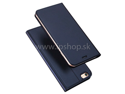 Luxusn Slim puzdro Dark Blue (tmavomodr) na iPhone SE