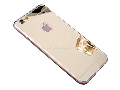 Ochrann kryt (obal) TPU Gold Mirror (zlat) so zrkadlovm efektom na Apple iPhone 6/6S (4.7'')