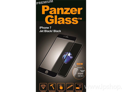 Panzerglass Black - tvrden sklo na cel displej pre Apple iPhone 7 Plus / iPhone 8 Plus ierne **VPREDAJ!!