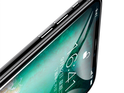 BASEUS 3D Edge To Edge Tempered Glass (ierne ) - tvrden sklo na cel displej pre Apple iPhone X / XS / 11 Pro