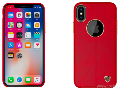Luxusn ochrann kryt (obal) Englon Red (erven) na Apple iPhone X **VPREDAJ!!
