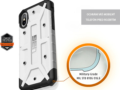 Urban Armor Gear (UAG) Pathfinder White (biely) - ultra odoln ochrann kryt (obal) na Apple iPhone X / XS