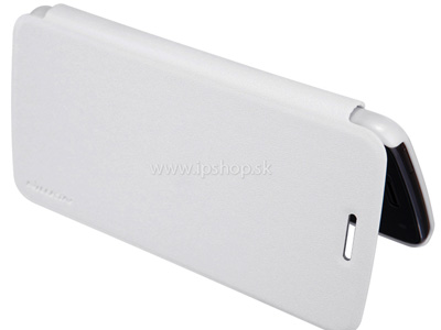 Luxusn Sparkle Side Flip puzdro biele pre Moto G5 Plus **VPREDAJ!!