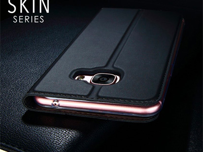 Luxusn Slim puzdro Dark Grey (tmavoed) na Samsung Galaxy A3 2017
