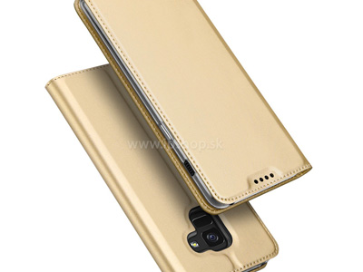 Luxusn Slim puzdro Gold (zlat) na Samsung Galaxy A8 (2018)