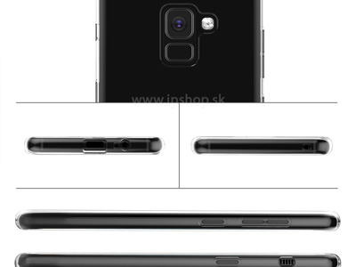 Ochrann kryt (obal) TPU Ultra Slim Clear (ry) na Samsung Galaxy A8 (2018)