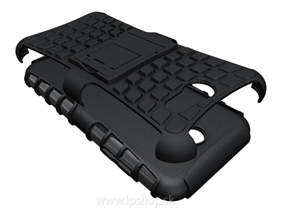 Spider Armor Case Black (ierny) - odoln ochrann kryt na Samsung Galaxy J3 2017