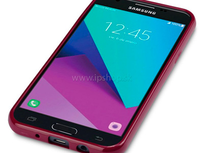 Ochrann kryt (obal) Red Matte TPU erven matn na Samsung Galaxy J3 2017