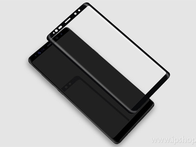 3D CP+ MAX - Temperovan tvrden ochrann sklo na cel displej pre SAMSUNG Galaxy Note 8 - ierne