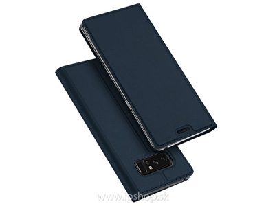 Luxusn Slim Line Dark Blue puzdro na Samsung Galaxy Note 8 tmavomodr