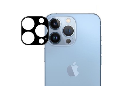 Camera Lens Protector (ierne) - 1x Ochrann sklo na zadn kameru pre Apple iPhone 13 Pro / 13 Pro Max **AKCIA!!