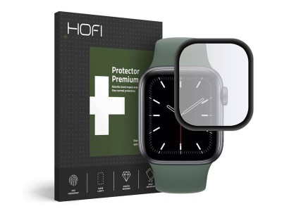 HOFI Hybrid Pro+ (ern) - Ochrann sklo pro Apple Watch 4/5/6/SE (40mm)