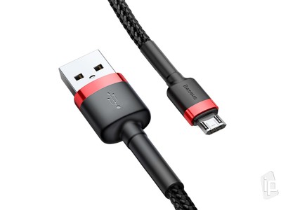 Baseus Cafule Cable (ierno-erven) - Nabjac a synchronizan kbel USB-Micro USB (1m) **AKCIA!!