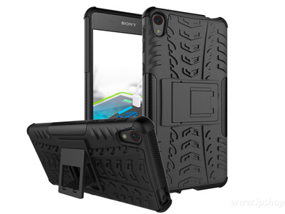 Spider Armor Case Black TYP I. - odoln ochrann kryt (obal) na Sony Xperia E5 ierny