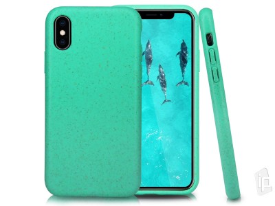 Eco Friendly Case Sea Green (tyrkysov) - Kompostovaten ochrann kryt (obal) pre Apple iPhone XS Max **AKCIA!!