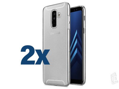 2x ochrann kryt (obal) TPU Ultra Clear (ry) na Samsung Galaxy A6 Plus 2018 **AKCIA!!