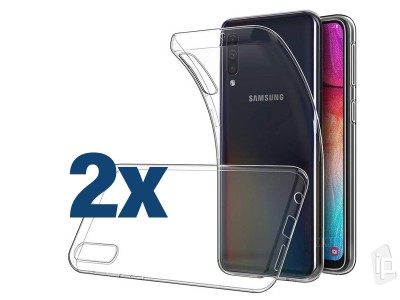 2x ochrann kryt (obal) TPU Ultra Clear (ry) na Samsung Galaxy A70 **AKCIA!!