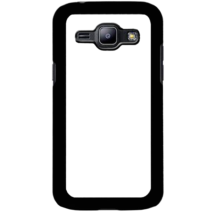 Kryt (obal) s potiskem (vlastn fotkou) pro Samsung Galaxy J1 s ernm okrajem **AKCE!!