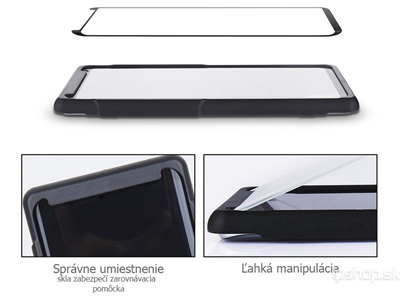 3D Full Adhesive Tempered Glass Black - ochrann sklo na cel displej pre SAMSUNG Galaxy Note 8 - ierne