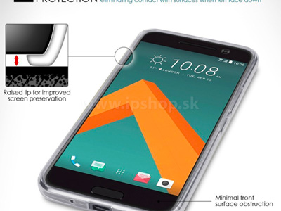 Ochrann gelov kryt (obal) TPU Ultra Clear (ry) na HTC 10 / HTC 10 Lifestyle **AKCIA!!