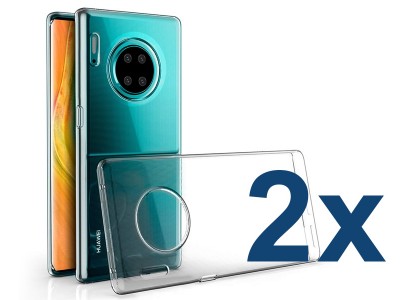 2x Ultra Clear - Ochrann kryt pre Huawei Mate 30 Pro (ry) **AKCIA!!