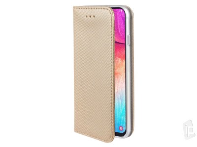 Fiber Folio Stand Gold (zlat) - Flip puzdro na Huawei P Smart 2021