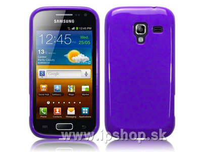Ochrann gelov kryt (obal) na Samsung Galaxy Ace 2 i8160 Candy Purple (fialov) **VPREDAJ!!