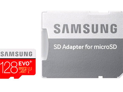Samsung microSDXC karta Evo Plus 128GB 100MB/s Class 10 UHS-I U3 + adaptr