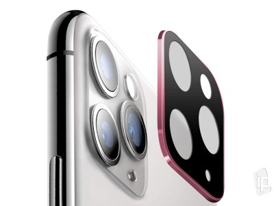 Camera Lens Protector Rose Gold (ruov) - Ochrann sklo na zadn kameru pre Apple iPhone 11 Pro / Pro Max - 1ks **VPREDAJ!!