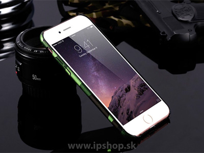 Ultra Slim Camo Series Green - kamuflov ochrann kryt (obal) na Apple iPhone 6 a 6s zelen **VPREDAJ!!