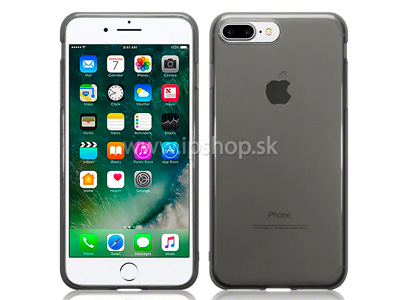 Ochrann gelov kryt (obal) TPU Smokey Black (ed) na Apple iPhone 7 Plus / iPhone 8 Plus **VPREDAJ!!
