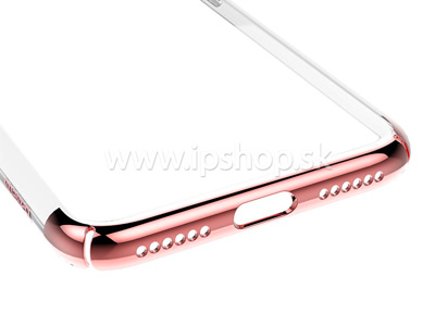 Ochrann kryt (obal) Baseus Shining TPU Bumper Rose Gold (ruov) na Apple iPhone 7 / iPhone 8 / iPhone SE 2020 (4.7")