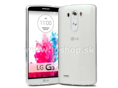 Ochrann gelov kryt (obal) Ultra Slim Clear (ry) na LG G3 **VPREDAJ!!