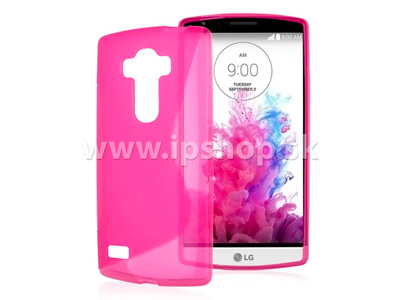 Ochrann gelov/gumov kryt (obal) Pink Wave (rov) na LG G4s **VPREDAJ!!