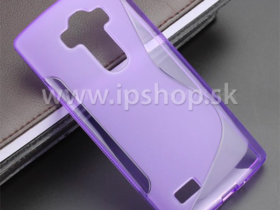 Ochrann gelov kryt (obal) Purple Wave na LG G4S fialov **VPREDAJ!!