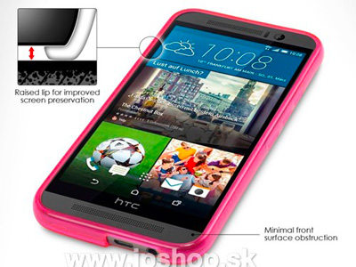 Ochrann gelov kryt (obal) na HTC One M9 ruov **VPREDAJ!!