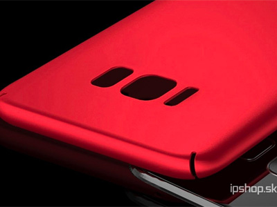 Zadn ochrann kryt (obal) Slim Line Elitte Red (erven) na Samsung Galaxy S8 Plus