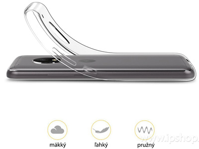 Ochrann kryt (obal) TPU Ultra Slim Clear (ry) na Moto G5 Plus