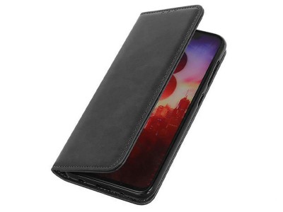 Elegance Stand Wallet Black (ern) - Penenkov pouzdro na Motorola Moto G10 / G10 Power / G20 / G30