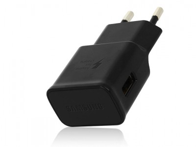 SAMSUNG sieov nabjaka USB - Fast Charging 2A (ierna)