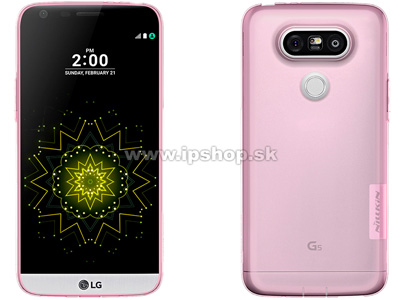 Luxusn ochrann kryt (obal) TPU Nature Pink (ruov) na LG G5 **VPREDAJ!!