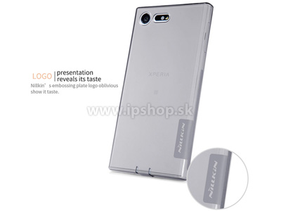 Luxusn ochrann kryt (obal) TPU Nature Clear (ry) na Sony Xperia X Compact + flia na displej