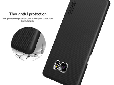 Samsung Galaxy Note 7 Exclusive SHIELD Black (ierny) - luxusn ochrann kryt (obal) + flia na displej