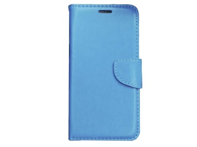 Elegance Stand Wallet (modr) - Peaenkov puzdro pre Samsung Galaxy A71