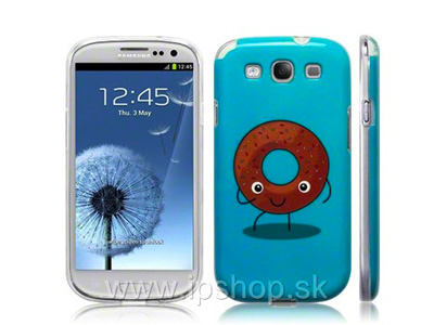 Ochrann kryt (obal) s motvom Donutky na Samsung Galaxy S3 a Galaxy S3 Neo **VPREDAJ!!