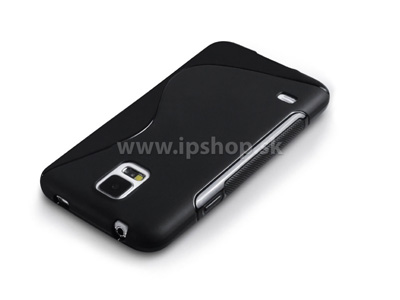 Ochrann gelov kryt (obal) Black Wave (ierny) pre Samsung Galaxy S5 Mini **AKCIA!!