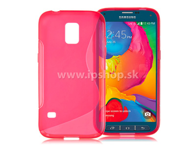 Ochrann gelov kryt (obal) Pink Wave (ruov) pre Samsung Galaxy S5 Mini **AKCIA!!