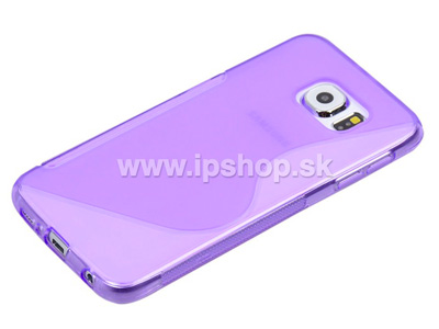 Ochrann gelov kryt (obal) Purple Wave na Samsung Galaxy S6 **VPREDAJ!!