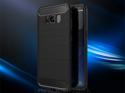Fiber Armor Defender Black (ierny) - odoln ochrann kryt (obal) na Samsung Galaxy S8 Plus